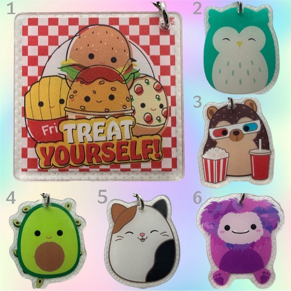 Squishmallow KBK Keychains - Picture 1 of 8